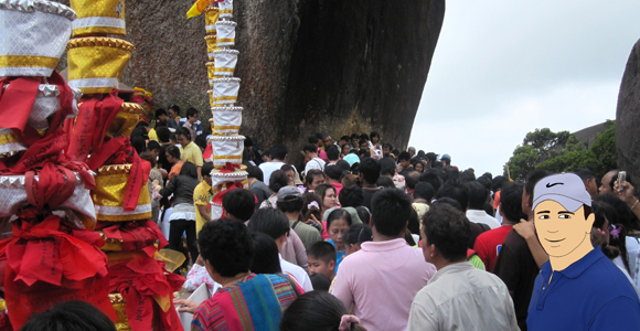 นมัสการพระบาทพลวง เขาคิชฌกูฎ