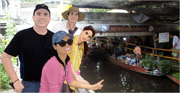 Bangkok Floating Market: Khlong Lad Mayom