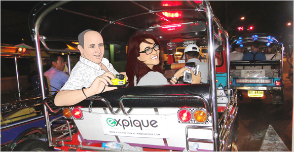 Bangkok Tuk Tuk tour with Expique