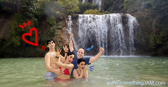 Thi Lor Su waterfall during Summer time, Thailand