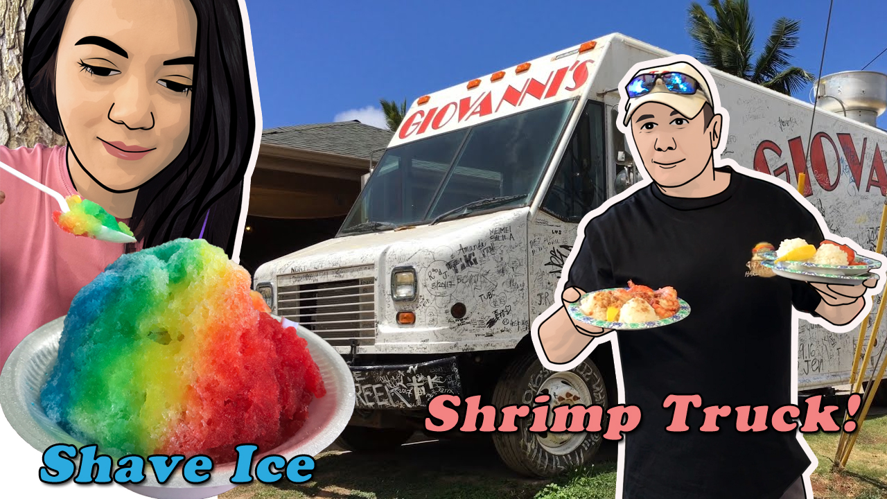 North Shore Marketplace and Giavanni’s, Shirmp Truck, Hawaii