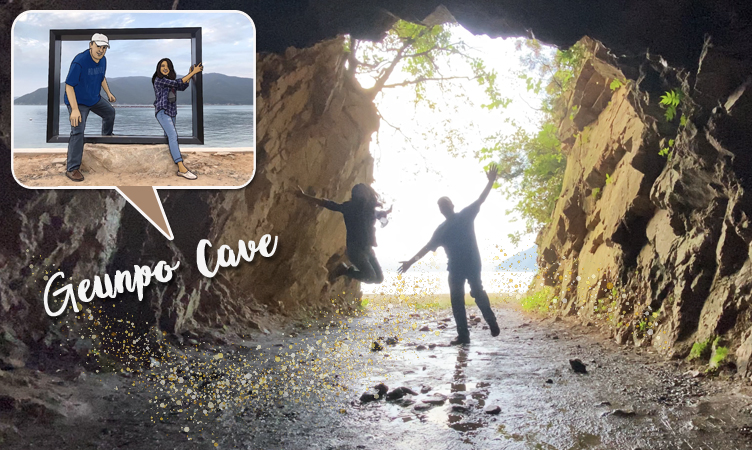 The secret Cave in Geoje Island, South Korea