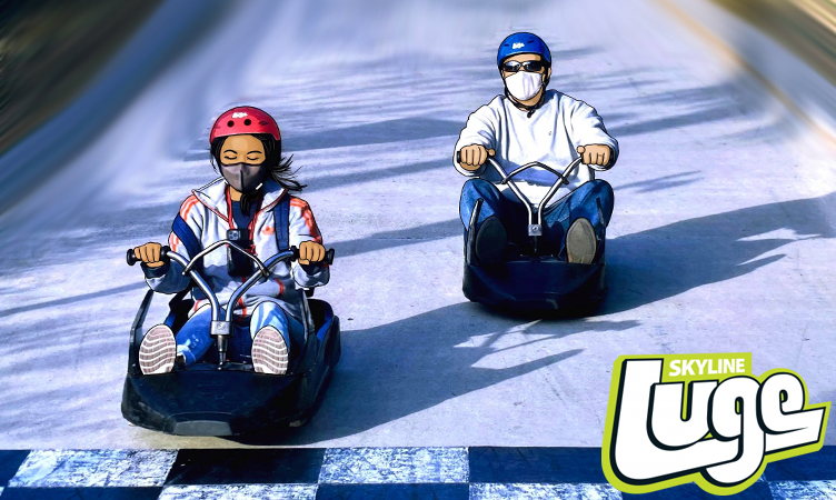 Skyline Luge in Tongyeong, South Korea