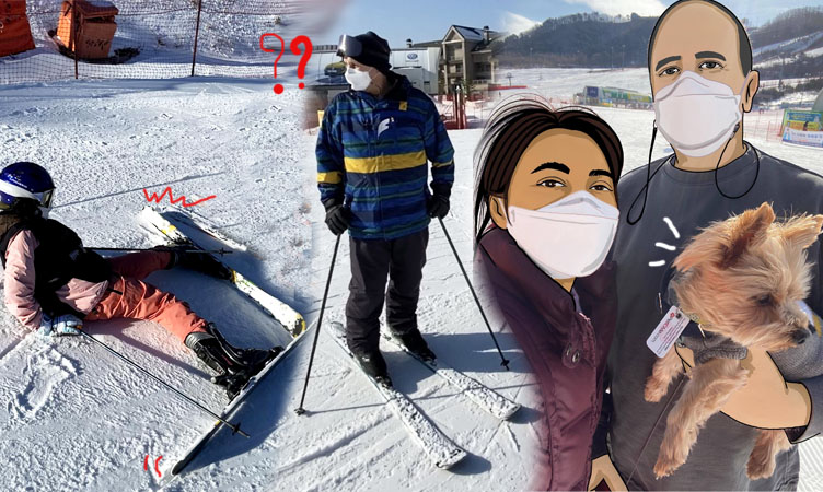 Pyeongchang Olympic Ski Resort in South Korea