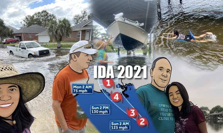 ประสบการณ์ฝ่าพายุ ไอดา  เฮอริเคนระดับ 4 ปี 2021 ที่รัฐหลุยเซียน่า