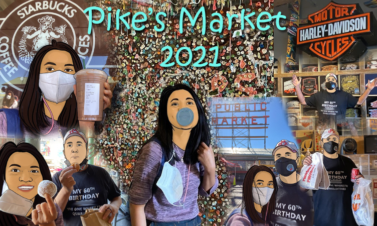 Pike’s Market visit during Covid-19, Seattle, Washington