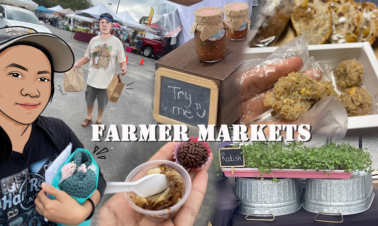 3 (+2) Farmers Markets in Conroe, Woodlands and Montgomery, Texas